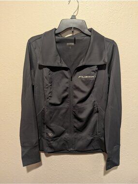 Ogio Ford Fusion Full Zip Pullover Gray Women's Large Embroidered